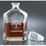 Custom 26 Oz. Capital Decanter - Etched