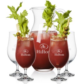 Personalized Charleston Pitcher & 4 Rochdale Cocktail