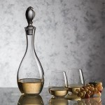 Custom Imprinted Malvern Decanter & 2 Stemless Wine Glasses