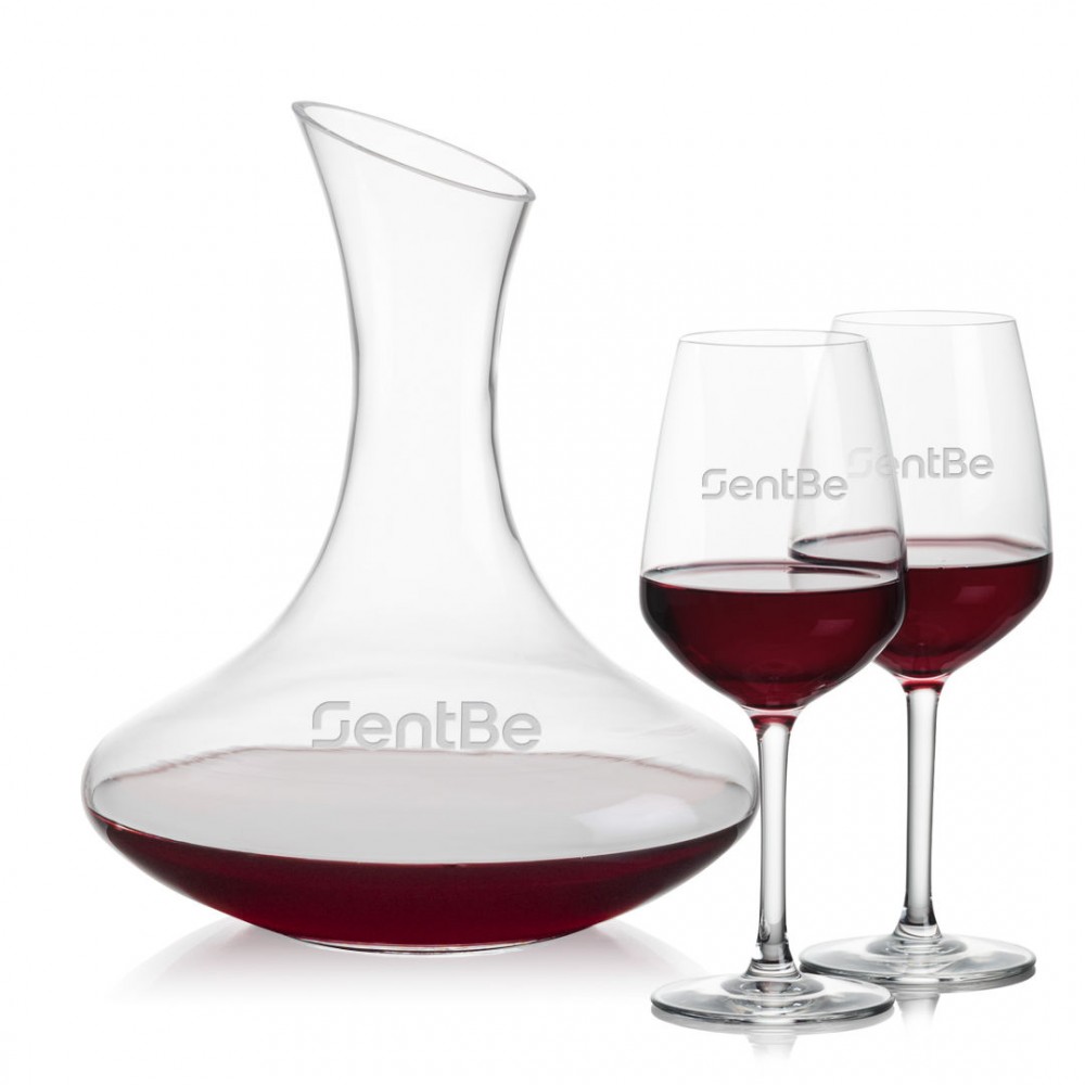 Hampton Carafe & Mandelay Wine with Logo Hampton Carafe & Mandelay Wine with Logo