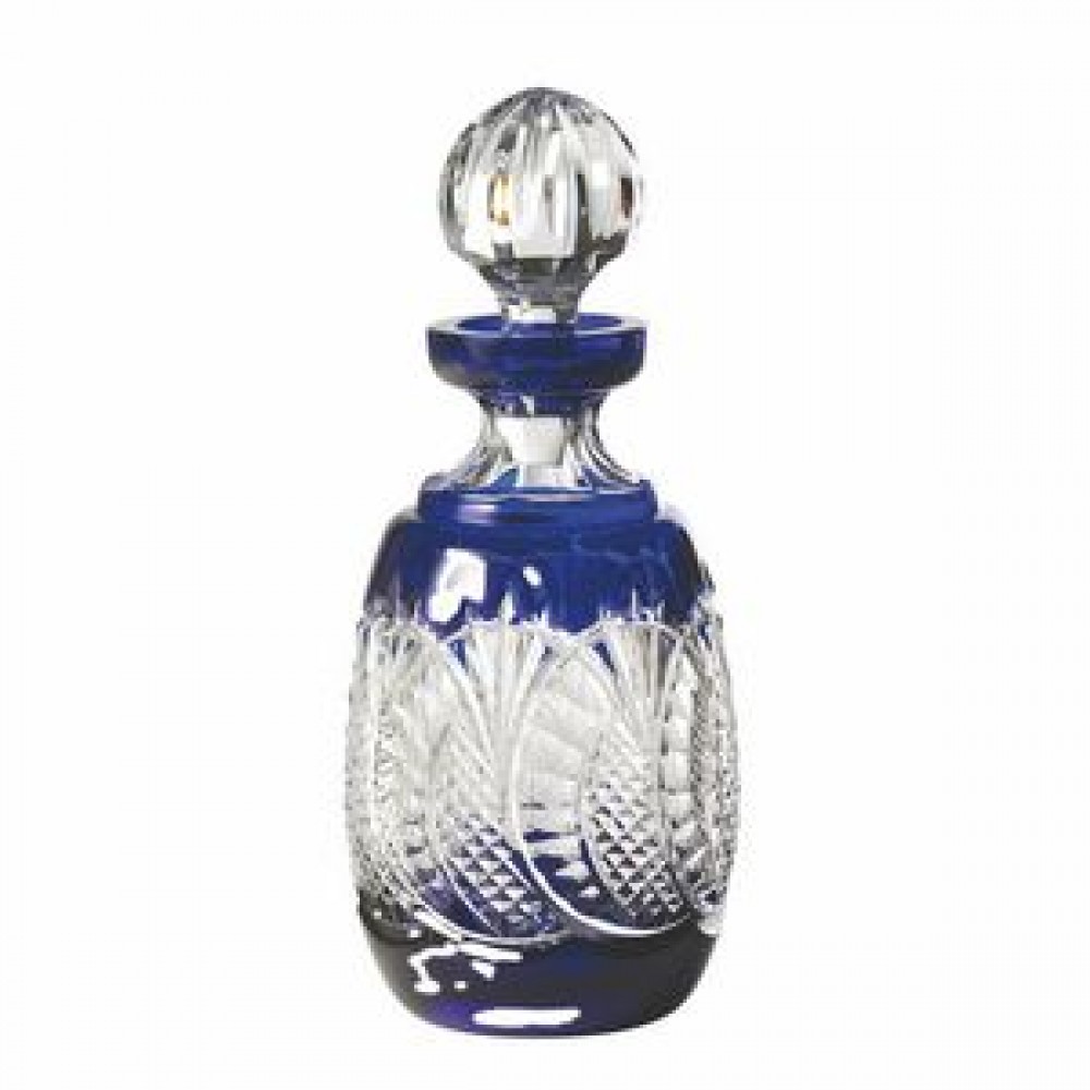 Waterford Crystal Seahorse Cobalt Decanter Custom Imprinted Waterford Crystal Seahorse Cobalt Decanter Custom Imprinted
