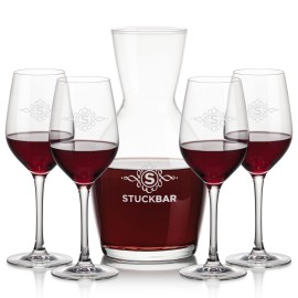 Custom Westwood Carafe & 4 Lerthbridge Wine  Custom Westwood Carafe & 4 Lerthbridge Wine