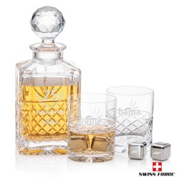 Customized Pelham Decanter Set & Ice Cubes