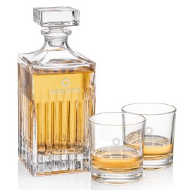 Personalized Drummond Decanter & 2 On-the-Rocks  Personalized Drummond Decanter & 2 On-the-Rocks