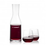 Caldmore Carafe & Howden Stemless Wine with Logo