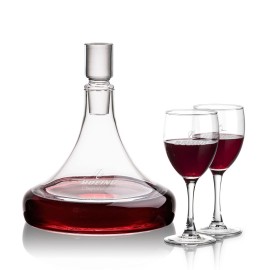 Ashby Decanter & Carberry Wine with Logo