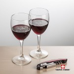 Personalized Swiss Force Opener & 2 Carberry Wine - Red