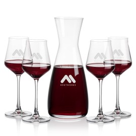 Promotional Portofino Carafe & 4 Bretton Wine