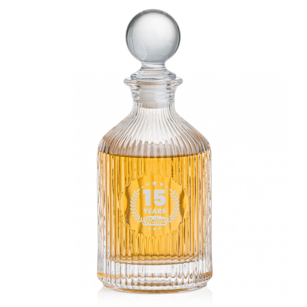 Dillard Decanter & Lid with Logo