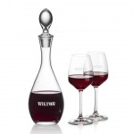 Malvern Decanter & Oldham Wine with Logo