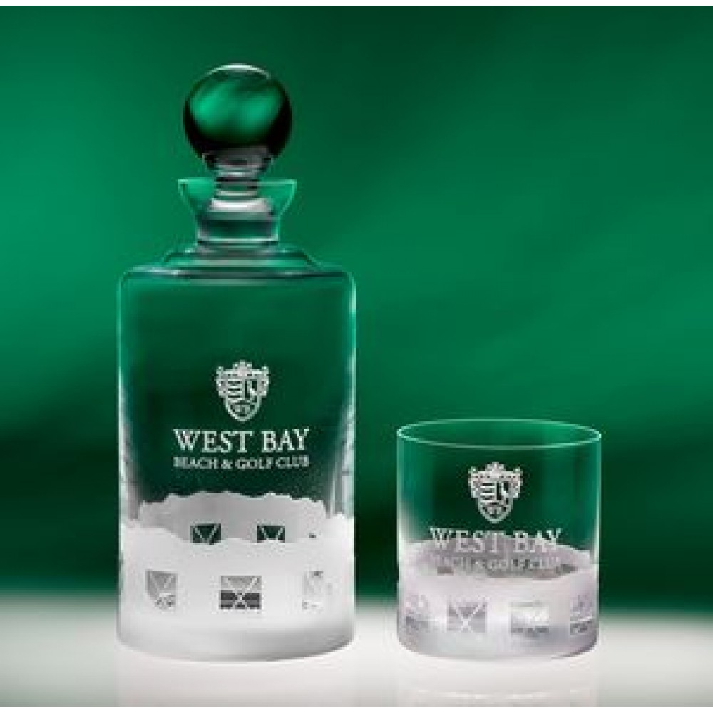 34 Oz. Normandy Golf Decanter Custom Imprinted 34 Oz. Normandy Golf Decanter Custom Imprinted