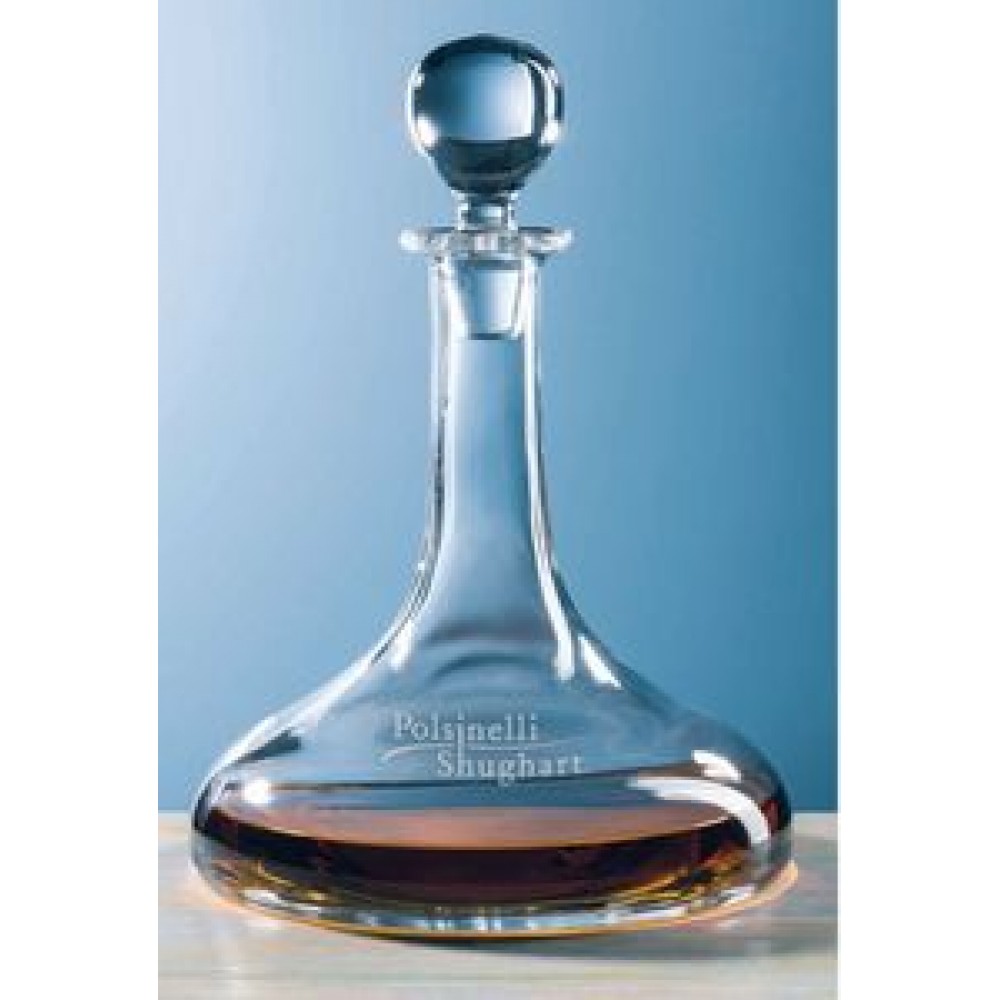 Logo Branded Galley 28 Oz. Decanter Logo Branded Galley 28 Oz. Decanter