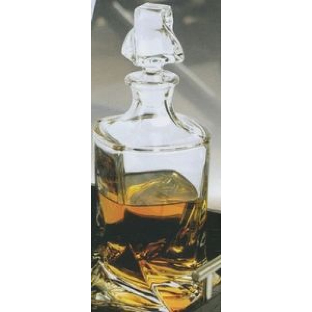 Custom Engraved Quadro Crystal Decanter Custom Engraved Quadro Crystal Decanter
