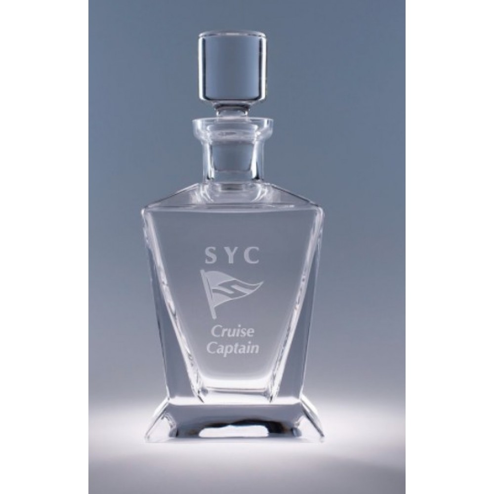 26 Oz. Duke Decanter with Logo
