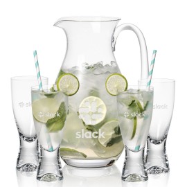 Personalized St Tropez Pitcher & 4 Bastien Cocktail