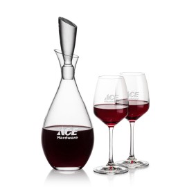 Customized Juliette Decanter & 2 Oldham Wine