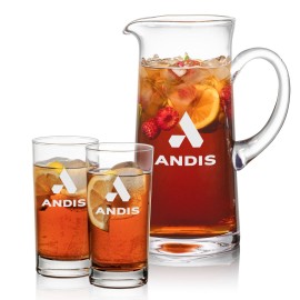 Custom Malden Pitcher & 2 Aristocrat Hiballs  Custom Malden Pitcher & 2 Aristocrat Hiballs