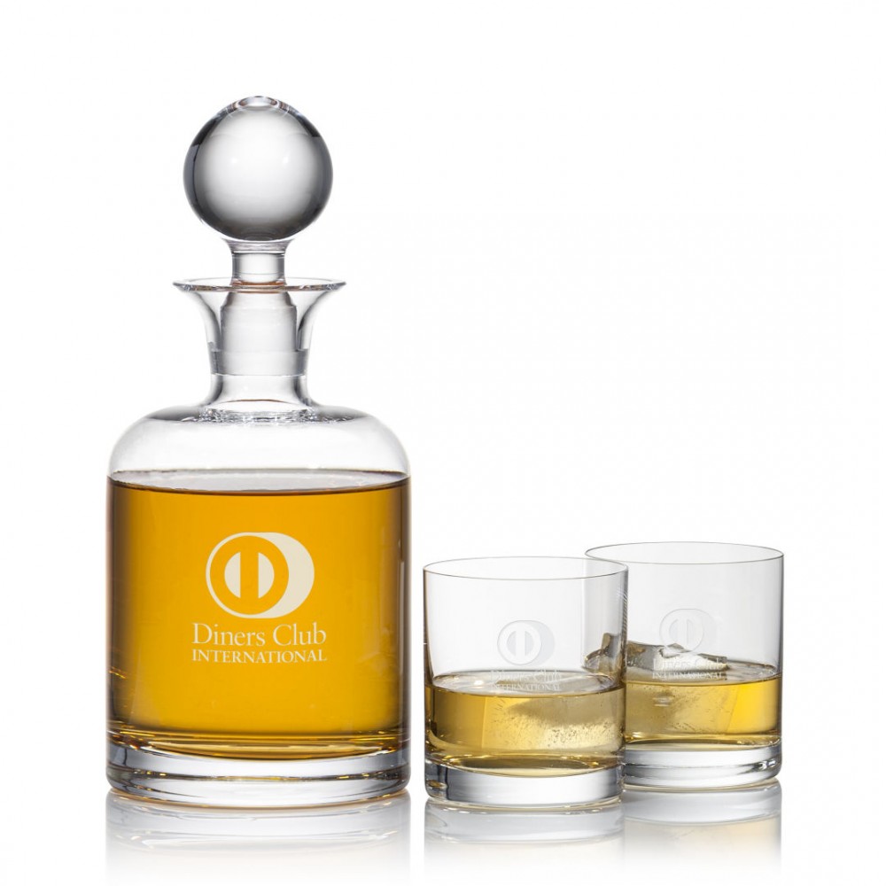Logo Branded Franca Decanter Set Logo Branded Franca Decanter Set