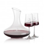 Innisfil Carafe & Dakota Wine with Logo