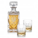Cavanaugh Square Decanter Set with Logo