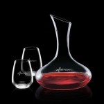 Cimarron Carafe & 2 Stemless Wine Custom Engraved