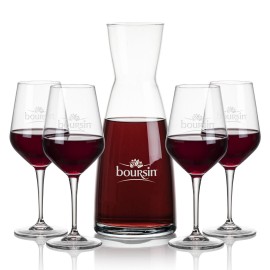 Personalized Winchester Carafe & 4 Germain Wine