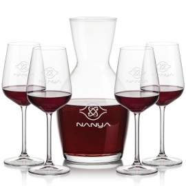 Custom Westwood Carafe & 4 Elderwood Wine  Custom Westwood Carafe & 4 Elderwood Wine