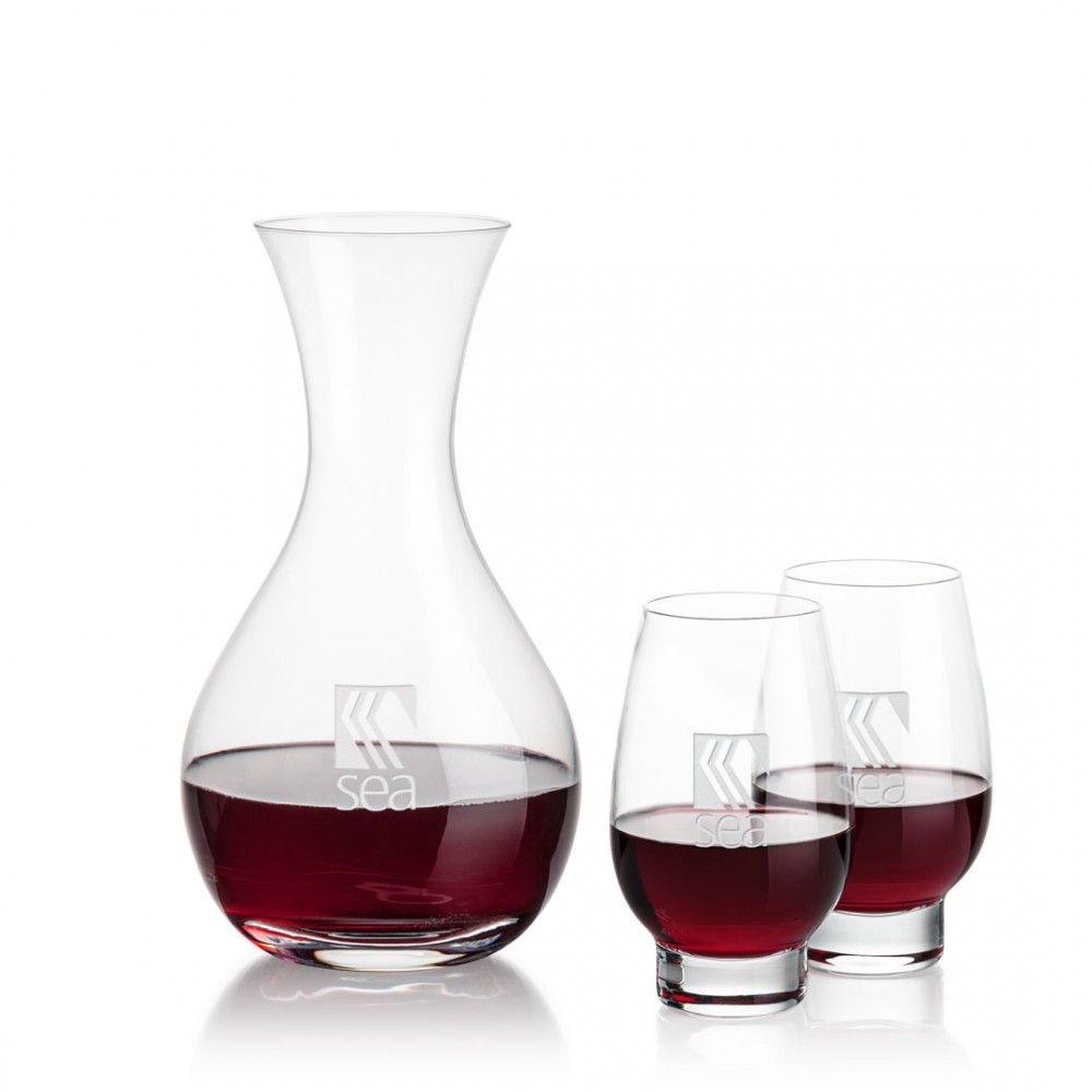 Custom Adelita Carafe & Glenarden Stemless Wine Custom Adelita Carafe & Glenarden Stemless Wine