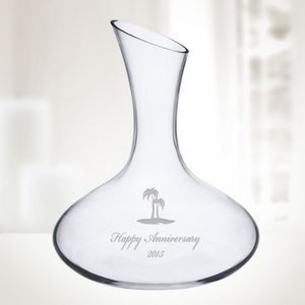 Crystalite 33.8 Oz. Roman Decanter Logo Branded Crystalite 33.8 Oz. Roman Decanter Logo Branded