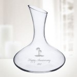 Crystalite 33.8 Oz. Roman Decanter Logo Branded
