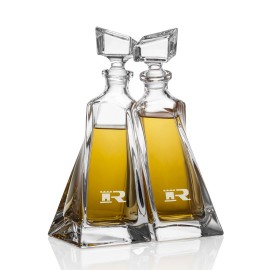 Bonham Twin Decanters with Logo