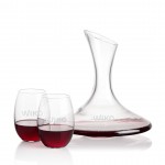 Promotional Madagascar Carafe & Carlita Stemless Wine