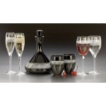 Waterford John Rocha Black Cut Decanter Logo Branded
