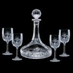 Promotional Cavanaugh Ship's Decanter & 4 Wine