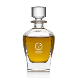 Logo Branded Sterling Decanter & Lid