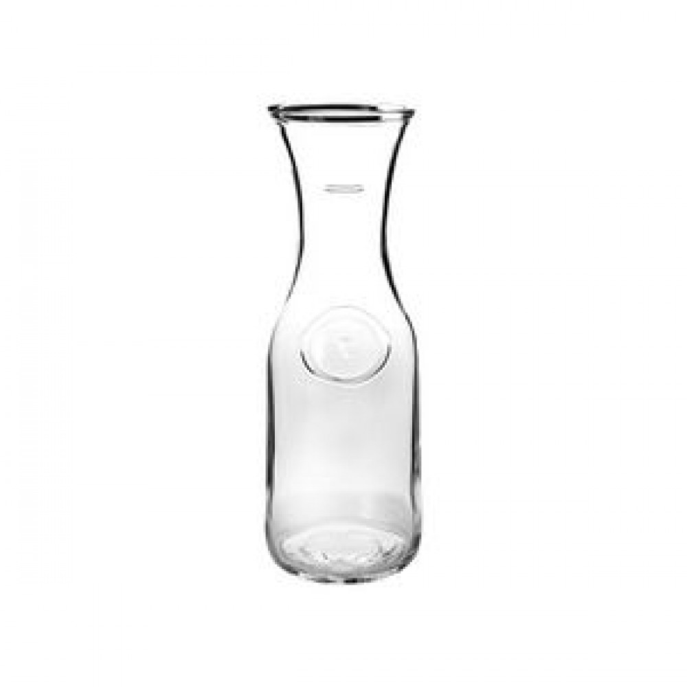 Custom Litro Classic One-Liter Glass Carafe