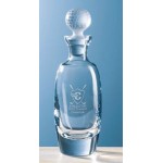Custom 1 Liter Pinnacle Decanter w/Frosted Golf Ball Stopper