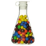 500 ml Erlenmeyer Candy or Treat Flask w/ Silicone Stopper Custom Imprinted