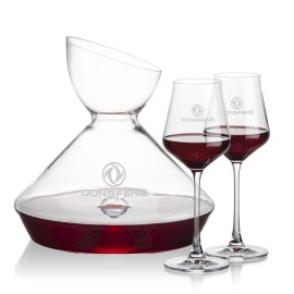 Customized Woodbury Carafe & Bretton Wine