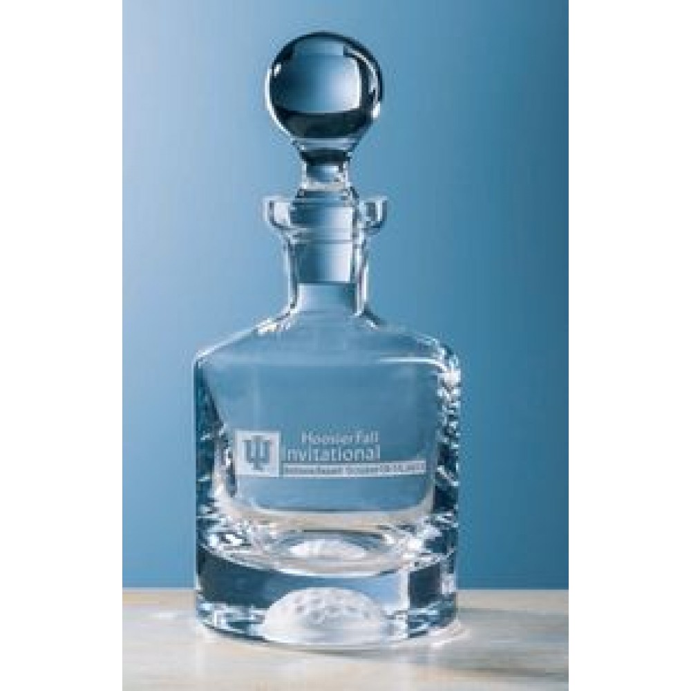 Fairway Decanter w/Frosted Golf Ball Bottom with Logo Fairway Decanter w/Frosted Golf Ball Bottom with Logo
