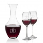 Personalized Oldham Carafe & Burlington Wine