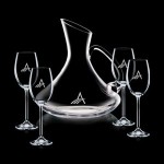 Personalized Bearden Carafe & 4 Wine