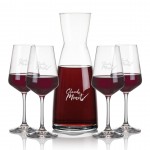 Personalized Winchester Carafe & 4 Cannes Wine