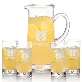 Personalized Malden Pitcher & 4 Bastia Hiballs  Personalized Malden Pitcher & 4 Bastia Hiballs