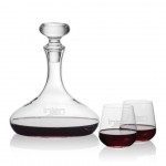 Customized Stratford Decanter & Howden Stemless Wine