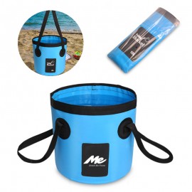 Portable 12L Foldable Waterproof Buckets with Logo  Portable 12L Foldable Waterproof Buckets with Logo