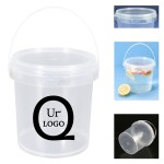 32 Oz Drinking Bucket W/ Lid with Logo