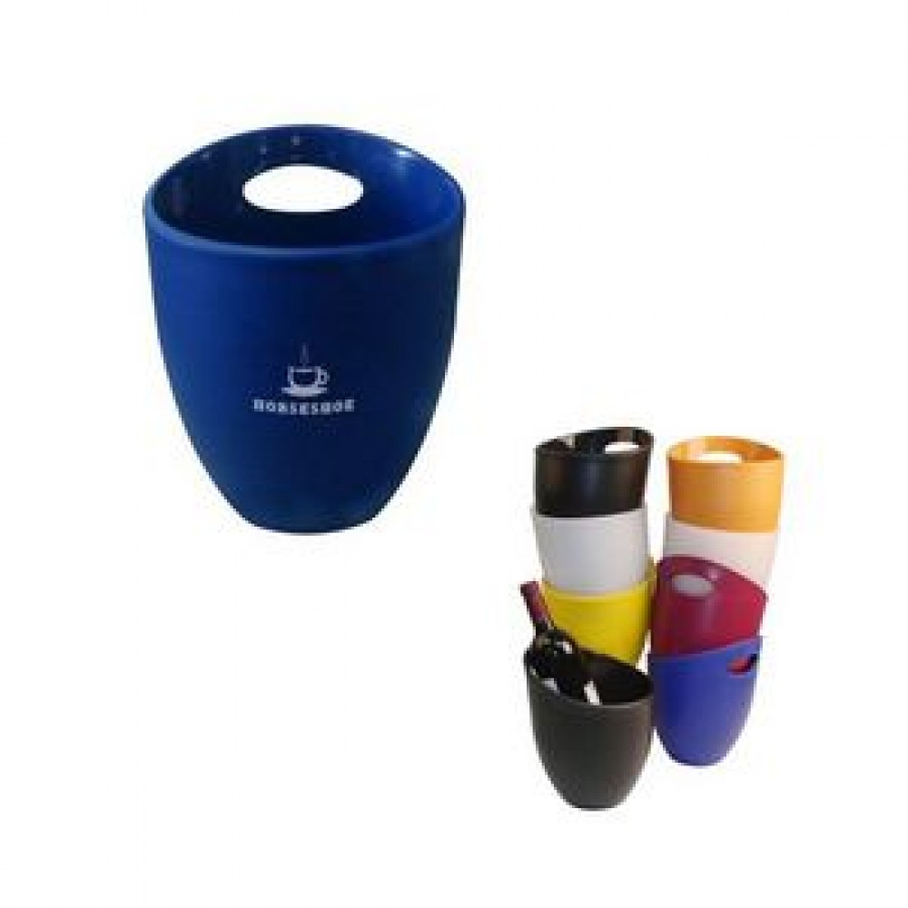 Logo Branded Plastic Ice Bucket Logo Branded Plastic Ice Bucket