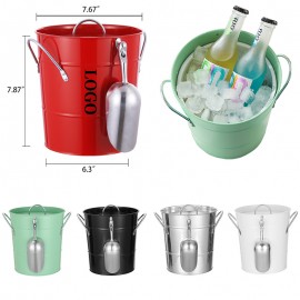 Stainless Steel Outdoor Ice Bucket with Logo  Stainless Steel Outdoor Ice Bucket with Logo
