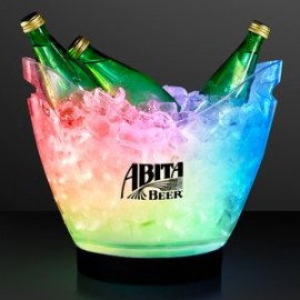 Customized Rechargeable LED Large Ice Buckets w/ Remote - Domestic Print